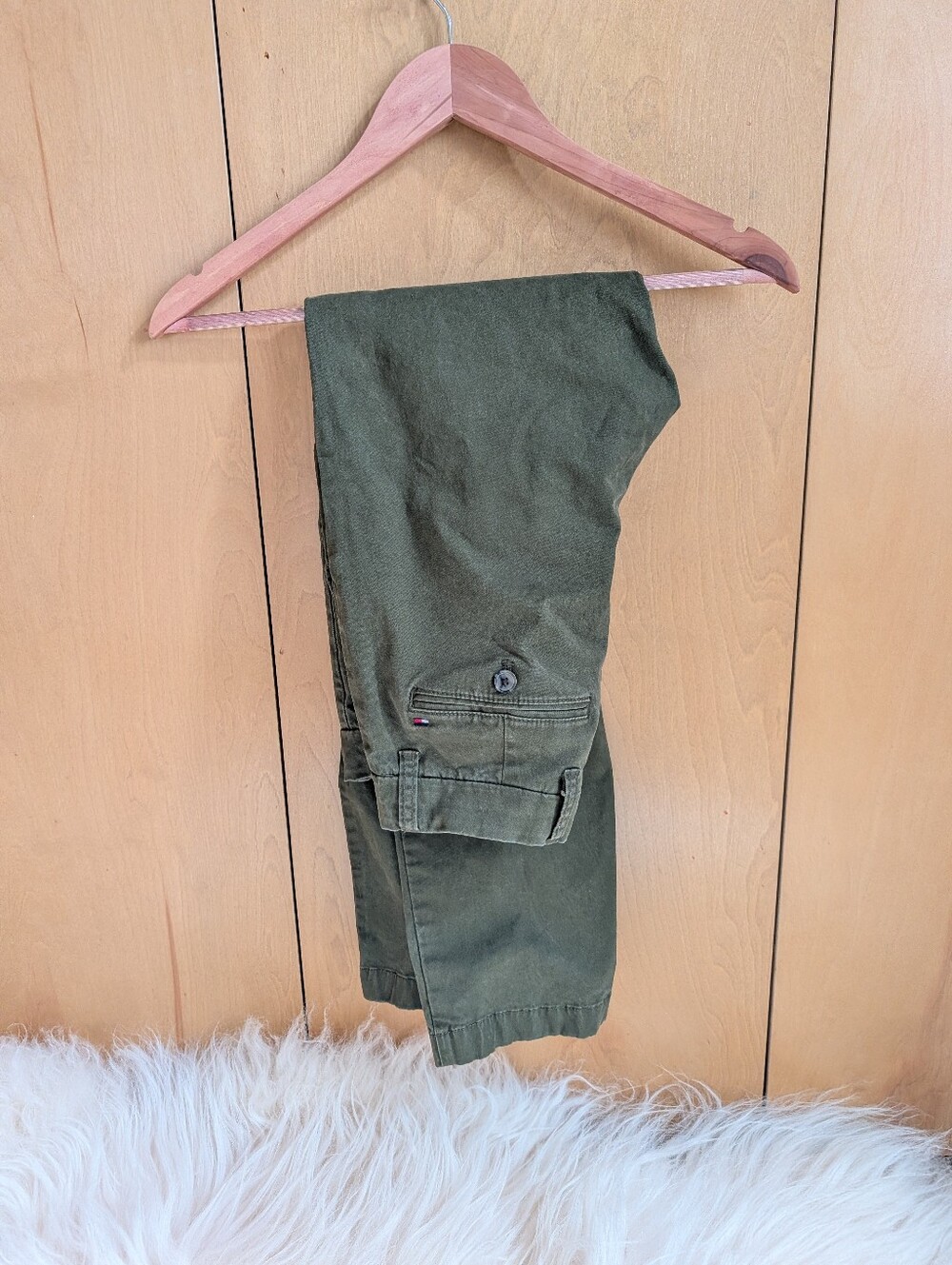 97% Cotton Tommy Hilfiger Olive green Pants